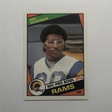 1984 Topps Football Eric Dickerson ROOKIE CARD Los Angeles Rams #280