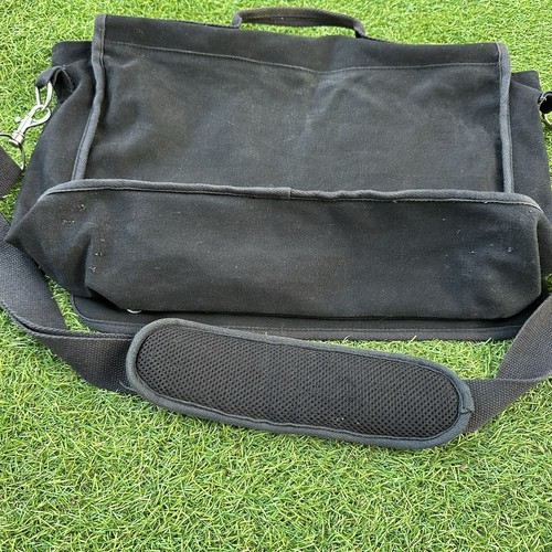 Element Messenger Bag Book Travel Skateboarding Black Canvas Shoulder 12”x15”x4” - 第 9/14 張圖片