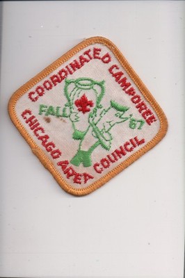 1967 Chicago Area Council Coordinated Camporee patch (No Loop)