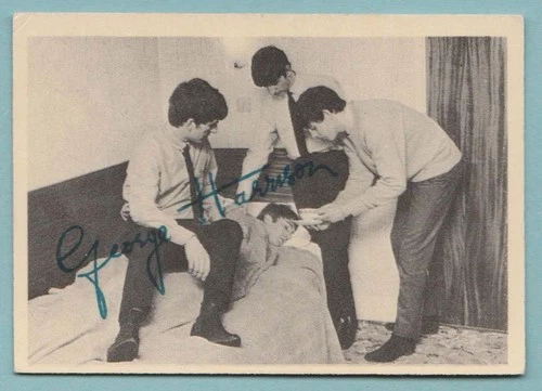 A&BC Gum Beatles 2nd Series 1965 #100 George Ringo and Paul bringing John tea