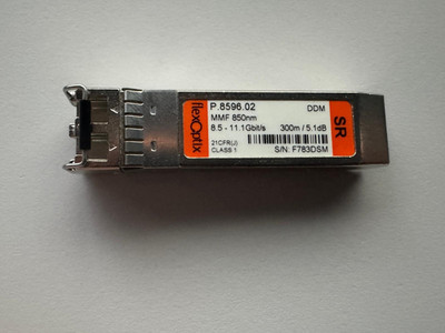 FLEXOPTIX P.8596.02 10G SFP+ SR MMF 850NM OPTICAL TRANSCEIVER 300m LC