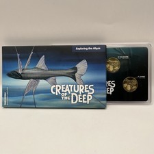 2023 Four Coin $1 Privy Mark Set - Creatures of the Deep | Tripod Fish - Unc