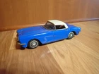 VINTAGE BANDAI 1962 CHEVROLET CORVETTE TIN FRICTION CAR NEAR MINT 8-1/2"