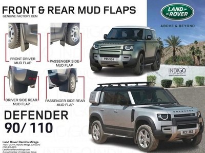 Land Rover OEM Defender 90 110 2020+ L663 Classic Mud Flaps Front
