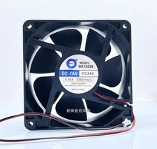 1pc MEIXING GX12038 24V 0.30a 12CM 2-wire welding machine inverter fan