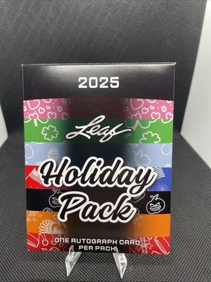 2025 Leaf Holiday Pack Autograph Card Guaranteed