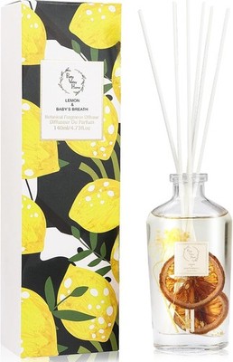 Reed Diffuser Set Diffuser 140Ml / 4.73 fl OZ Gift Box - Includes Reed Diffuser