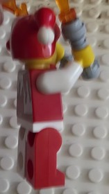 LEGO Court Jester Kingdoms Castle  Minifigure Red White #7953 cas437