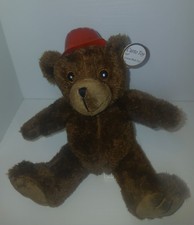 6โ Curto Toy Plush Bear STUFFED Animal "Construction Bear" Made In USA