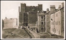 Kent Dover, United Kingdom Castle, The Keep 1958 England Original Vintage RPPC