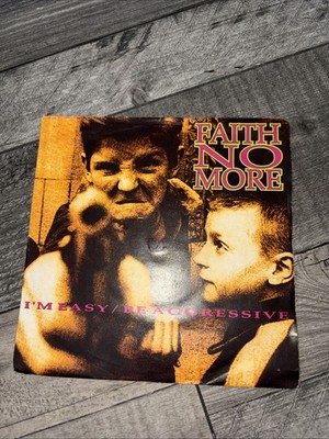 Faith No More - I m Easy / Be Aggressive - 7  Vinyl Record Single 1992 UK Red AA