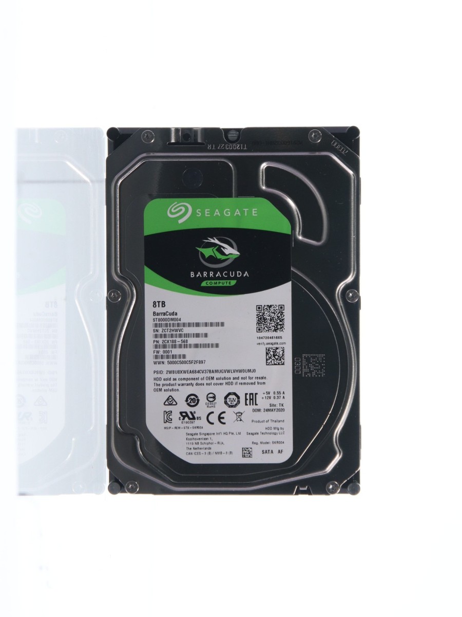 【使用時間6535h】BarraCuda 8TB HDD ST8000DM004 Seagate Barracuda Compute 8TB ST8000DM004 3.5