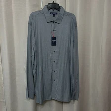 Cremieux Long Sleeve Button Up Shirt Men's Size XXL Gray NWT