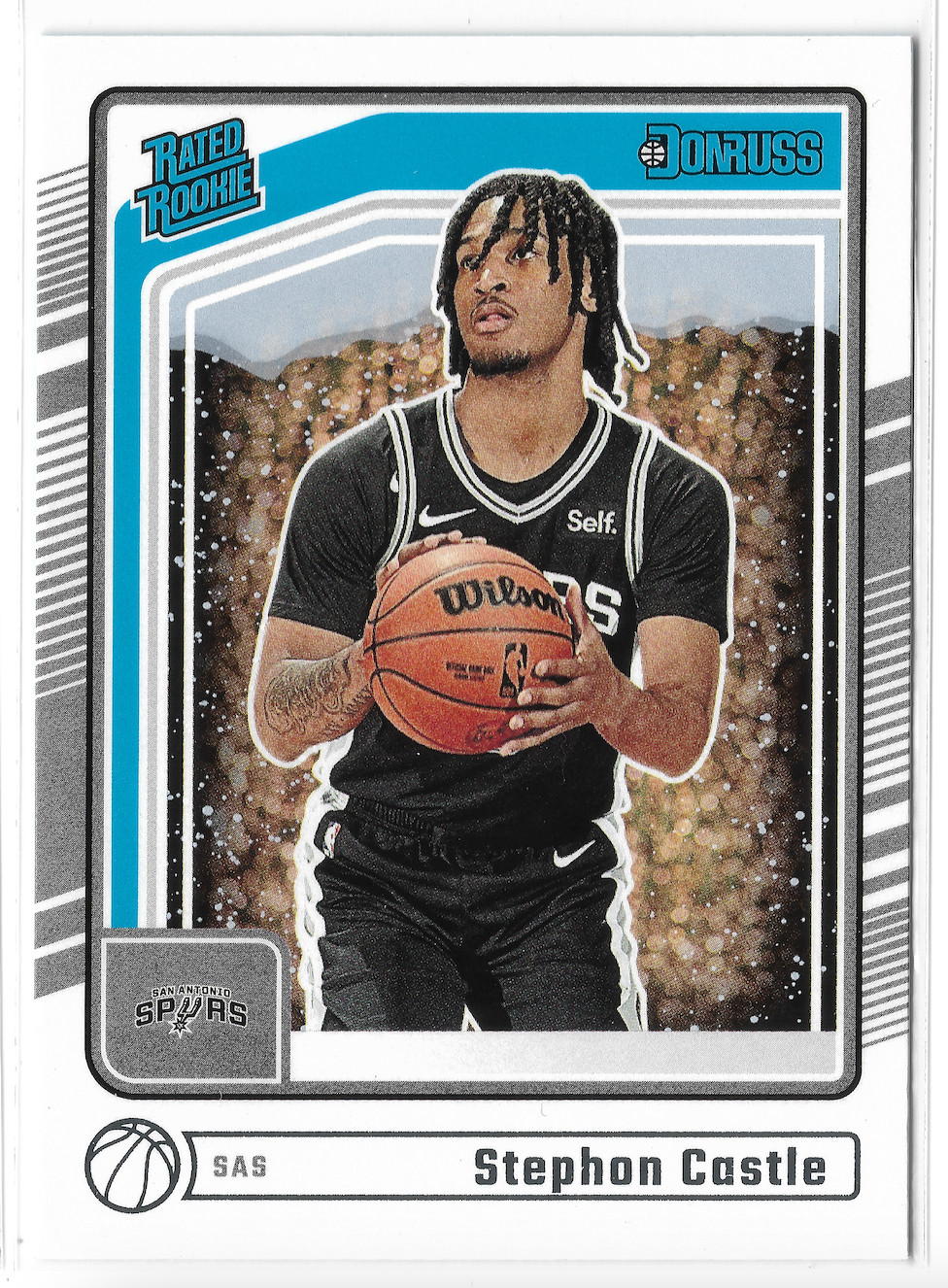 2024-25 Donruss Winter Rated Rookie #244 Stephon Castle RC San Antonio Spurs