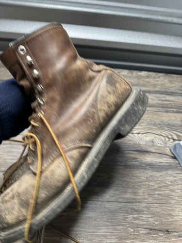 Vintage Red Wing 2233 Leather Work Boots Safety Steel Toe 10.5 US USA Made E - Picture 3 of 9