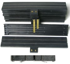6pc Aurora T-Jet Slot Car 9" TERMINAL SINGLE LANE STRAIGHT Magnetic TRACK 1538