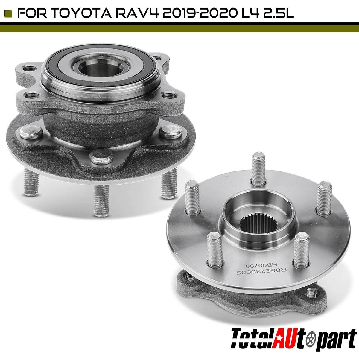 2x Wheel Hub Bearing Assembly for Toyota RAV4 22-23 Sienna