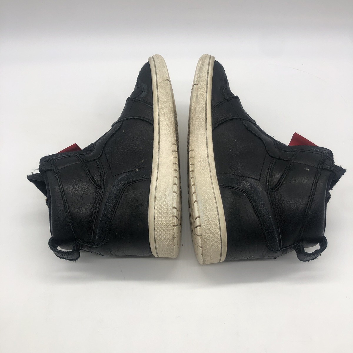 Size 6 - Air Jordan 1 Retro Zip High Black W for sale online