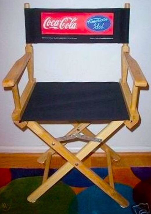 New Coca-Cola American Idol Director Chair Style 23090-18 | eBay
