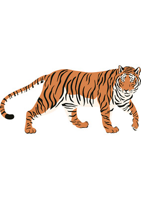 Riesiger XXXL Autoaufkleber Sticker Tiger Aufkleber