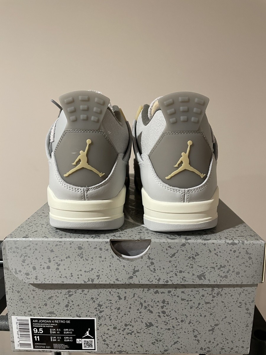jordan 4 photon dust pale vanilla