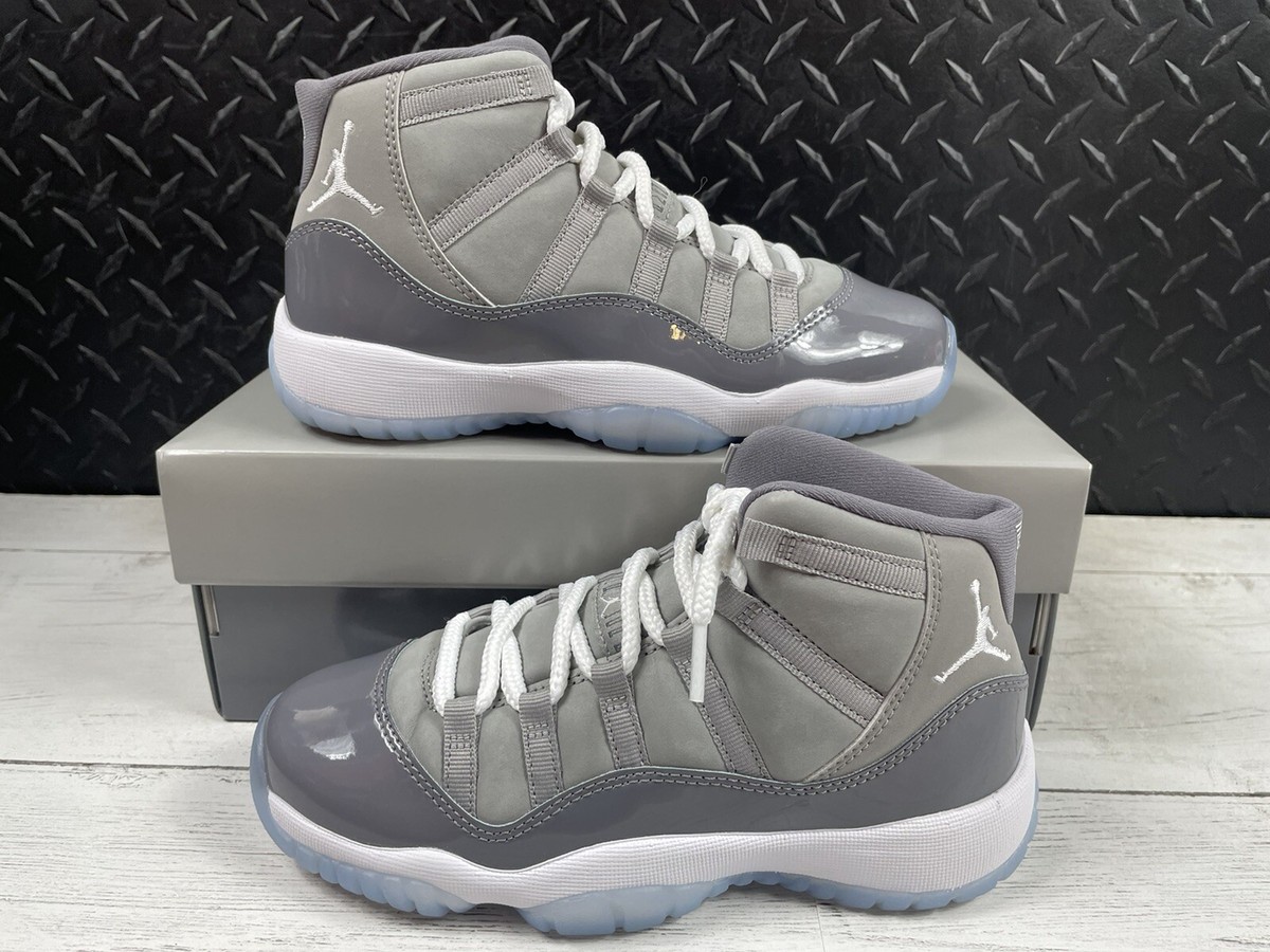 New Nike Air Jordan 11 Retro 'Cool Grey' 2021 GS Size 3.5Y 378038