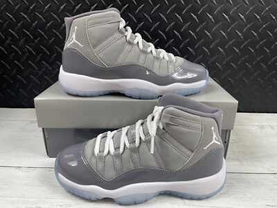 New Nike Air Jordan 11 Retro 'Cool Grey' 2021 GS Size 3.5Y 378038
