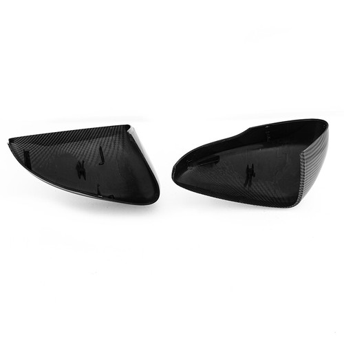 Carbon Style Wing Side View Mirror Cover Cap US Model For Ford Focus 2019-2024 . - Foto 8 di 9