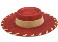 Disney Pixar Toy Story Jessie Vaquera Sombrero Rojo Brillo Disfraz Juegos con disfraces Nuevo con Etiquetas Adulto