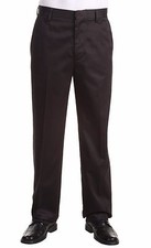 Dockers Men's D3 Classic Khaki Flat Front Pants Charcoal