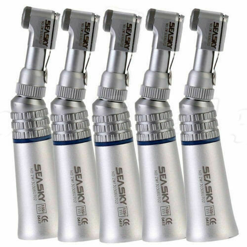 5X NSK Style Dental Slow Low Speed Contra Angle Handpiece Latch E-Type SEASKY UK