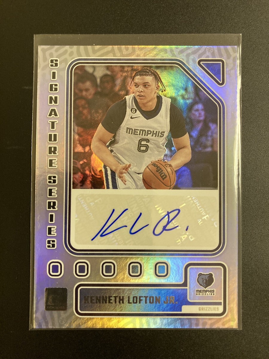 Kenneth Lofton Jr 2023-24 Donruss Signature Series Auto!