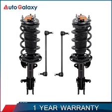 Set(4) Front Struts Assembly & Sway Bar Links For 2009-2015 Honda Pilot 3.5L