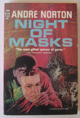 Night of Masks (Dipple #2) by Andre Norton PB Ace F365 
