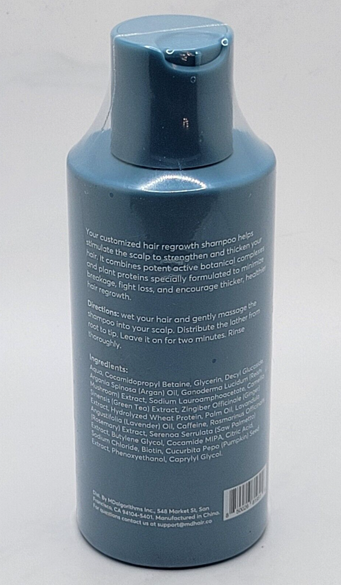 MDHair Customized Hair Care SHAMPOO REGROWTH - 3.7 oz - MD