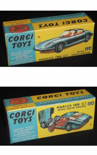 Corgi Toys Marcos 1800 GT Volvo Engine – Miniature Voiture De Collection – Solido