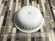 Vintage Corelle BUTTERFLY GOLD 6.25 Inches Serving Bowl Cereal Soup 