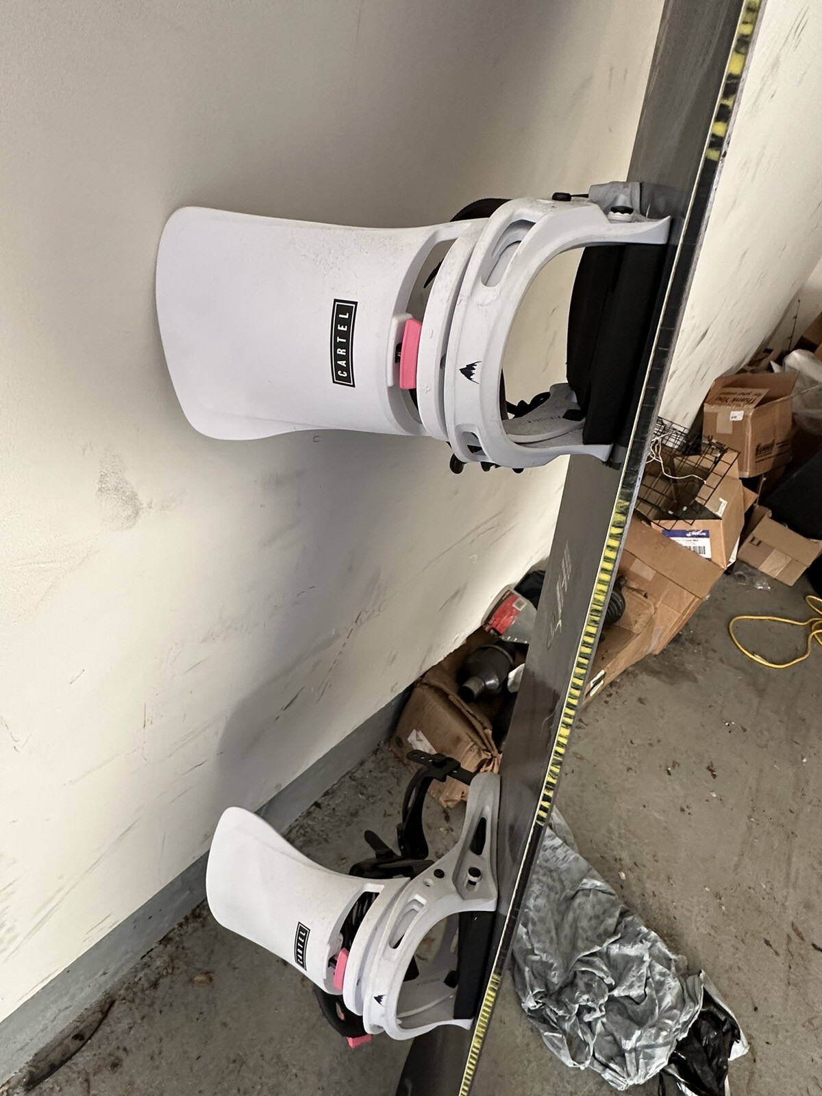 Lib Tech Skate Banana Snowboard with Burton Cartel bindings
