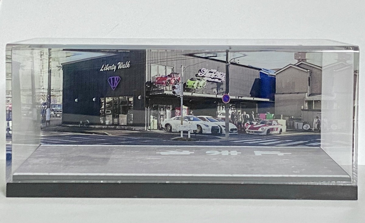 ミニカー BLKLTD ACRYLIC CASE Liberty Walk Workshop theme 1/64 acrylic display case