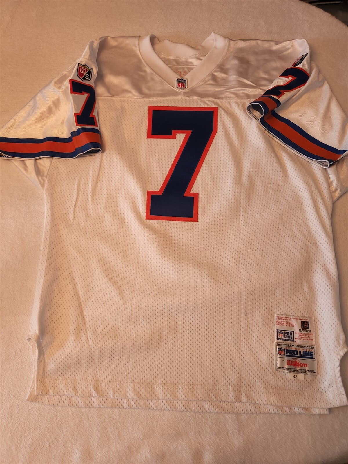 JOHN ELWAY signed BRONCOS authentic Proline game jersey JSA COA SIZE 48