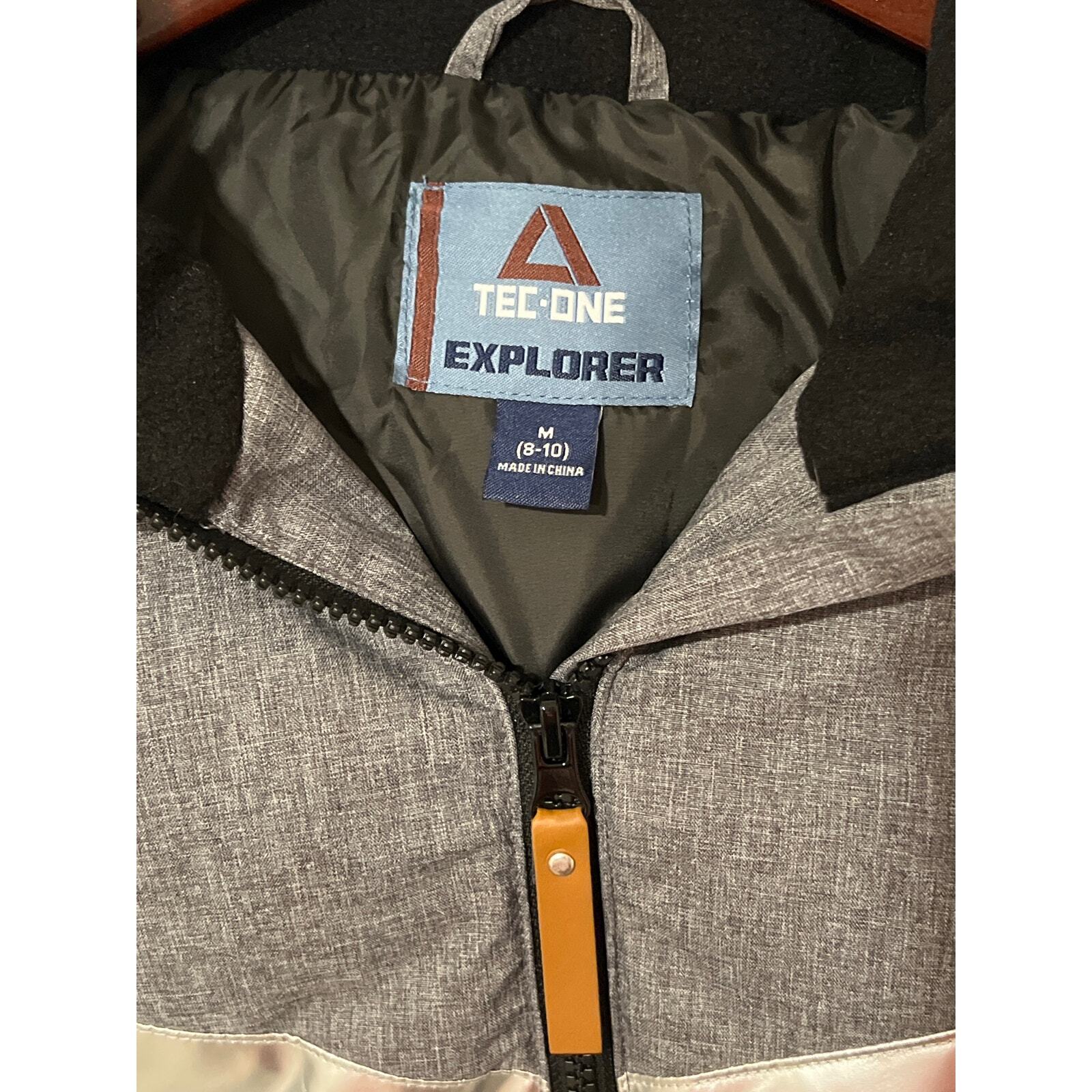 Tec One Explorer Winter Coat Faux Fur Hood Size M 1158hang Ebay 