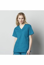 Wonder Wink Stretch Wonder Work Women's Scrub Top V-Neck 101 NWT A8