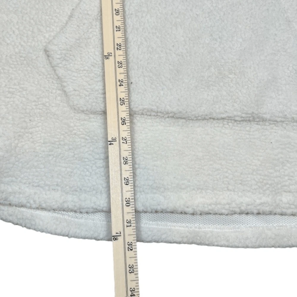 OFF WHITE Adidas Originals NMD Felpa con Cappuccio in Pile Off White Uomo Taglia Media