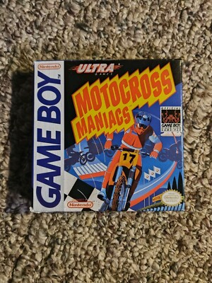 Motocross Maniacs Authentic Nintendo Game Boy - Box & Manual Only
