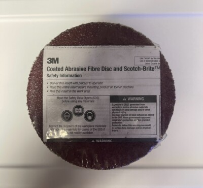 #ad #ad GENUINE 3M Fibre Disc 4.5quot; 24 Grit $89.95
