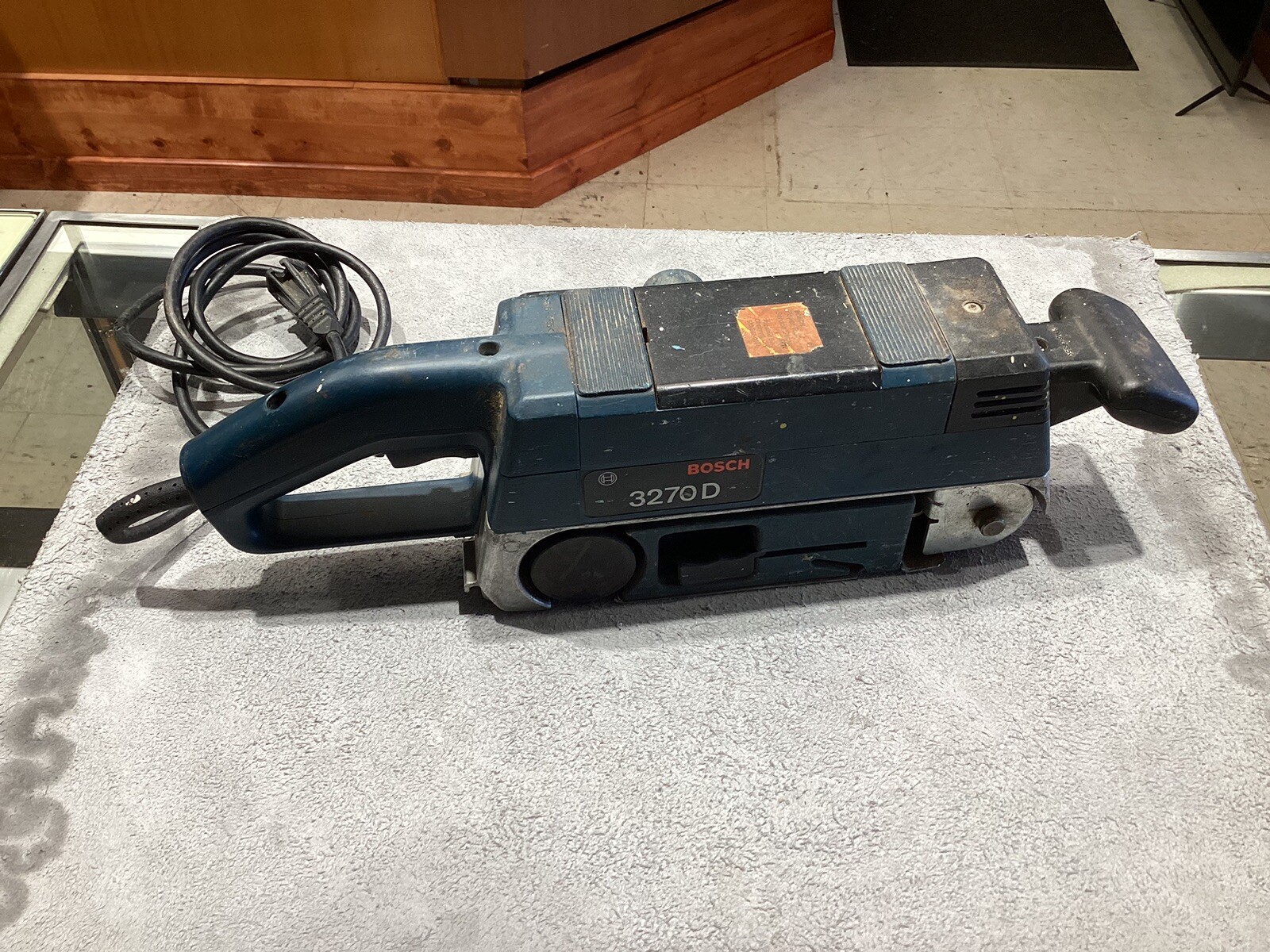 Bosch 3270D Power 3" Belt Sander Made in Switzerland ***See Images