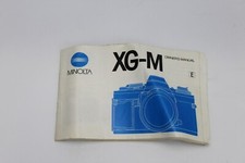 Minolta XG-M Camera Original Product User Owner's Manual Book Booklet