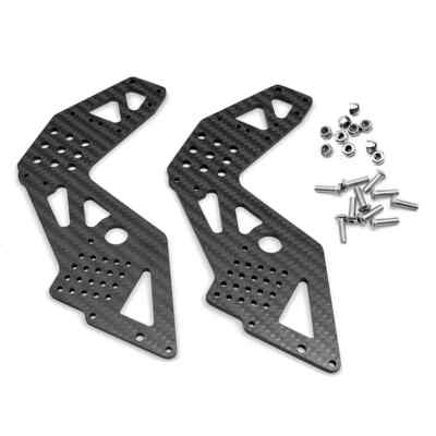 #ad #ad Carbon Fiber Front Rear Universal Guard Plate for Losi LMT 4WD Solid Axle 1 8 RC $45.45