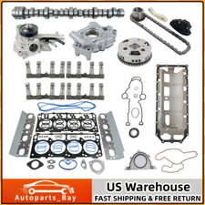 MDS HEMI Lifters Camshaft Kit Head Gaskets Oil Water Pump for 09-19 Ram 1500