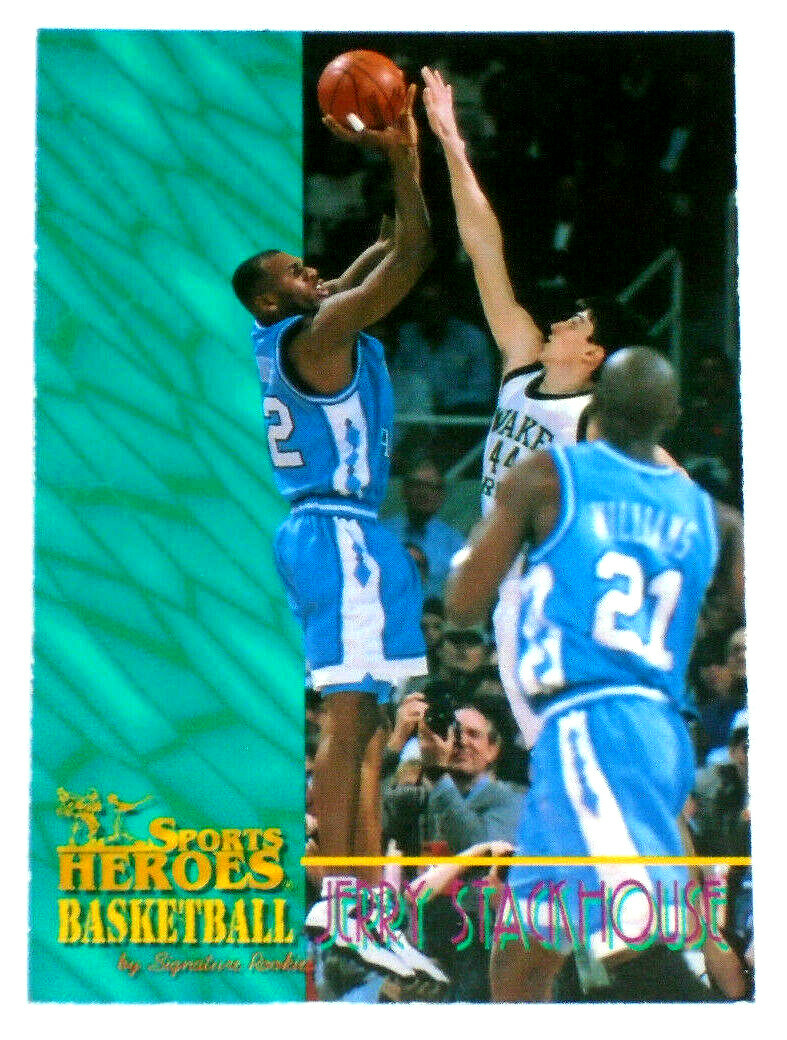 1996 Signature Rookies Sports Heroes Jerry Stackhouse #3
